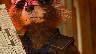 Rocket giống như một người cha già, bảo vệ và chăm sóc Groot!