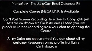 Monkeflow Course The #1 eCom Email Calendar Kit download