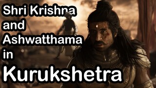 Shri Krishna and Ashwatthama in Kurukshetra __ 4K __ Kalki 2898 AD __ Mahabharat