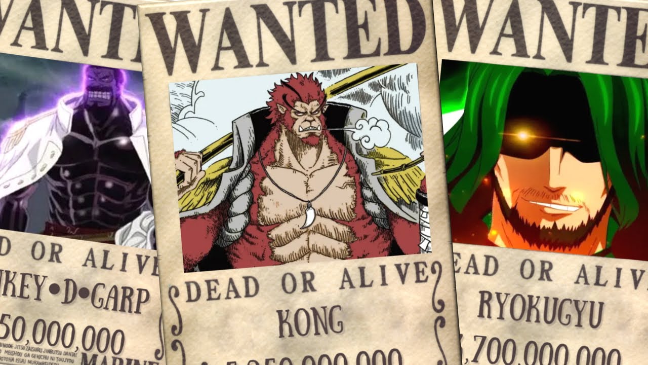 One Piece Marines Characters Bounties Kong Is User Mythical Zoan Sun Wukong Bilibili