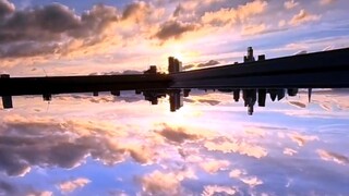 “换个角度看晚霞，仿佛来到了另一个世界！”