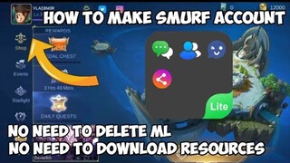 HOW TO MAKE SMURF / NEW ACCOUNT ON MOBILE LEGENDS | EASY WAYS ✓ (TAGALOG)