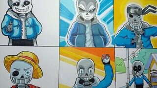 Draw Sans In Different Style Vẽ sans theo các phong cách khác nhau