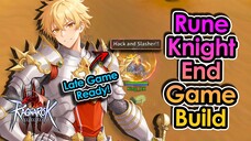 [RO3] Rune Knight Sword End Game Build In Ragnarok Online 3 | King Spade