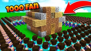 TÔI MỞ SERVER MINECRAFT CHO 1000 NGƯỜI CHƠI VÀ CÁI KẾT TRONG MINECRAFT !!!