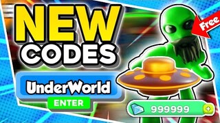 New "UnderWorld Update Working Codes 2021 in Roblox Ufo Simulator