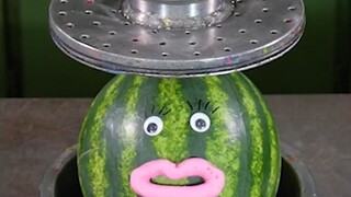 【Máy ép thủy lực ép mọi thứ】Dưa hấu