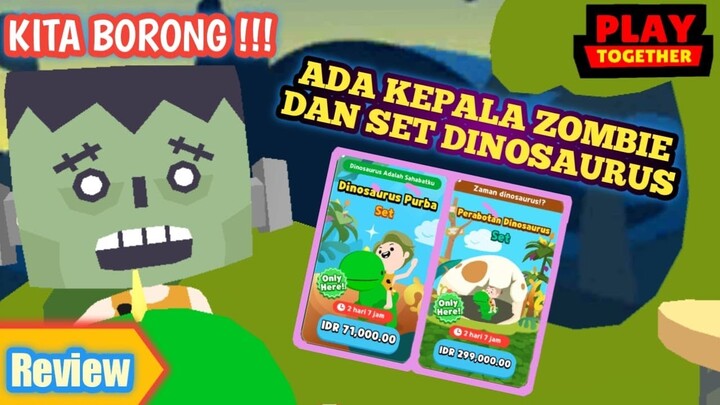 Borong Set Dinosaurus dan Kepala Zombie - Play Together Indonesia