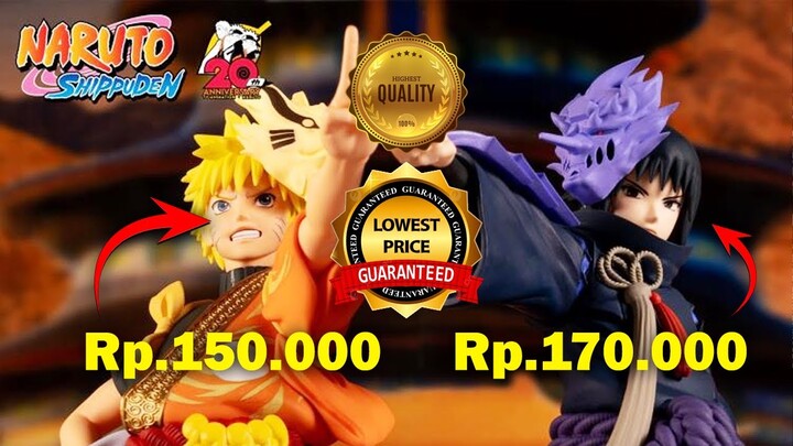 UNBOXING FIGURE ANIME HARGA RP.150 000 - 170.000 TERBAIK SEJAUH INI! NARUTO DAN SASUKE BY BANPRESTO