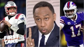 FIRST TAKE | Stephen A. breaks AFC East showdown: Bills at Patriots - Mac Jones outplays Josh Allen?