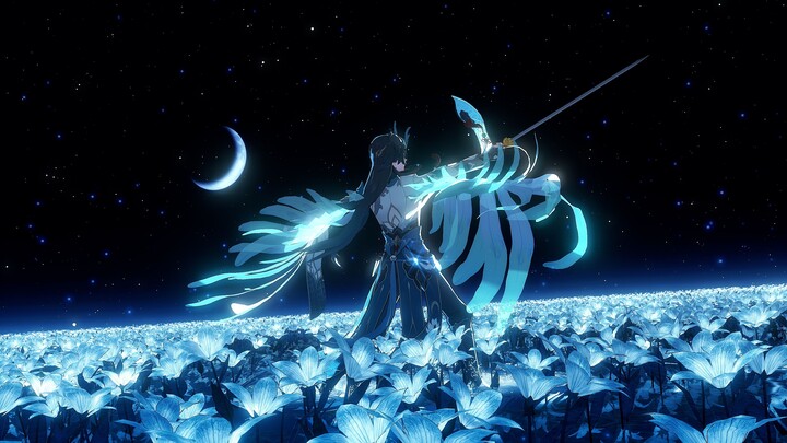 [Bengtie MMD] Dancing with a sword under the moon, as graceful as a swimming dragon - Drinking the m