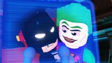 Lego DC Super Villains - Joker Rides The Batplane With Batman / Wonder Woman Arrives In Themyscira