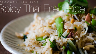 ข้าวผัดสไปซี่ (วีแกน) ☆ วิธีทำข้าวผัดสไตล์ไทย