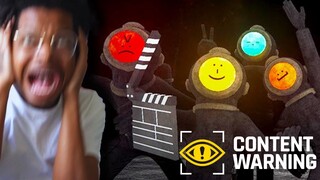 A Vlogging Horror Game W/ The HOMIES? - Content Warning!