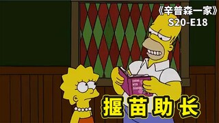 辛普森一家之揠苗助长，侯默传授丽莎PUA秘籍，帮助巴特偷偷作弊