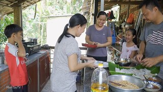 Cả nhà cùng làm bánh cuốn | Miền Tây TV