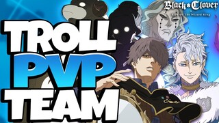THIS *SR ONLY* PVP TEAM ACTUALLY BEAT SWIMSUIT NOELLE IN TOP 500 PVP... - Black Clover Mobile