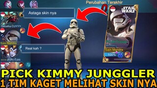 ASTAGA SKIN NYA , GARA GARA KASIH LIAT SKIN STAR WARS KIMMY 1 TIM LANGSUNG KAGET - Mobile Legends