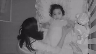 The phrase "sisterly bond" has been brought to life: as soon as mom left the room, the younger siste