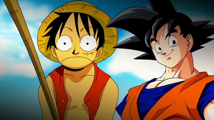 Ketika Luffy Dan Goku Di Satukan Dalam Satu Anime !!