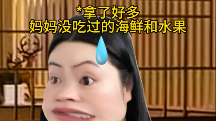 Khoảnh khắc vỡ òa khi đưa mẹ đi ăn buffet