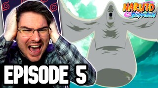 DEIDARA NUKES THE SAND VILLAGE?! | Naruto Shippuden Episode 5 REACTION | Anime Reaction