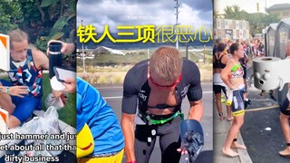 铁人三项这项运动，可能实际上会有点恶心...