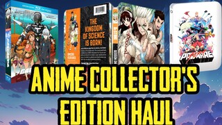 Unboxing: Anime Haul! Dr Stone, Promare, and more! Steel Books and Collectors Editions!