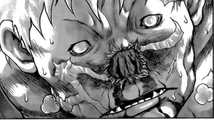 Baki "Flawed Face" I will protect the smile of Tyrannosaurus!