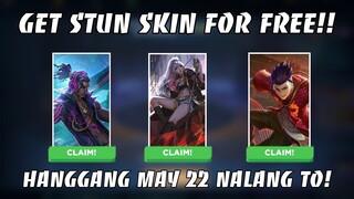 GET STUN SKIN FOR FREE! LIMITED EVENT NG MOONTON | MOBILE LEGENDS