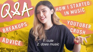 Q&A (How I Started in Music, Advice, My YouTuber Crush, Breakups) | Lesha