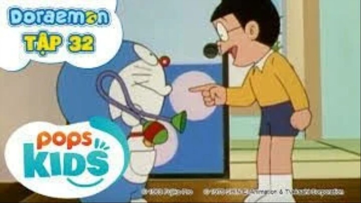 [S1] Doraemon Tập 32 - Trượt Mô Hình Tiên Tiến, Ống Bơm Cơ Thể - Lồng Tiếng Việt