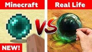 MINECRAFT ENDER PEARL IN REAL LIFE! Minecraft vs Real Life animation