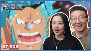 FRANKY PUSHES VEGAPUNK'S BUTTON! 😳💥  | One Piece Episode 508 Couples Reaction & Discussion