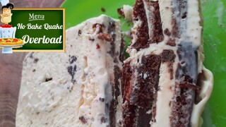 NO BAKE QUAKE OVERLOAD CAKE | 4 INGREDIENTS OVERLOAD CAKE