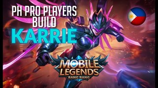 KARRIE : PRO PLAYERS BUILD TIPS (SEASON 11)