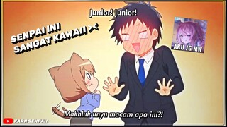 Penuh Dengan Keunyuan Senpai😖 || Anime Momen Uchi no Kaisha