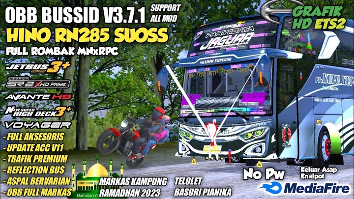 OBB BUSSID V3.7.1 TERBARU SOUND HINO RN285 | GRAFIK HD | UPDATE BUS SIMULATOR INDONESIA