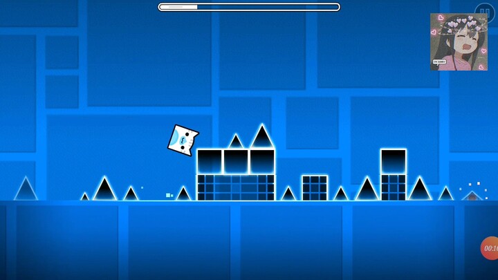 nama game play: geometry dash