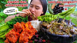 LALAP KABAU⁉️ IGA MERCON PECAK TERONG CABE IJO LALAPAN MENTAH KABAU PETE KECIPIR DAUN PEPAYA REBUS