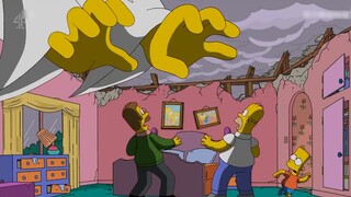 The Simpsons: The girl falls in love with Spider-Man, lets go of herself with the hunk, and God is a