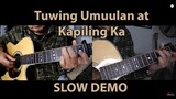 Tuwing Umuulan At Kapiling Ka (Basil Valdez) SLOW Demo Fingerstyle Guitar Cover