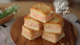 [Food]Breakfast series | Cheese & shrimp toast