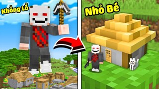 Minecraft nhưng Tôi Từ Khổng Lồ Trở Thành Nhỏ Bé