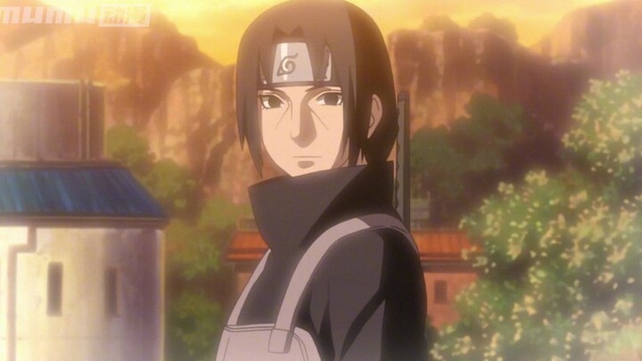 Naruto original animation: Two Uchiha, Shisui's single eye opening Susanoo comes from here