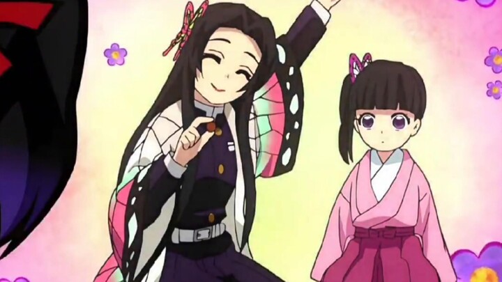 最后香奈乎又戴上了 蝴蝶忍姐姐的发卡