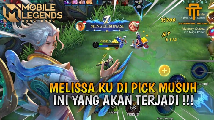 [ TA ] BEGINI JADINYA KALAU PICK MELISSA DI DEPAN PAWANG NYA | GAMEPLAY MLBB