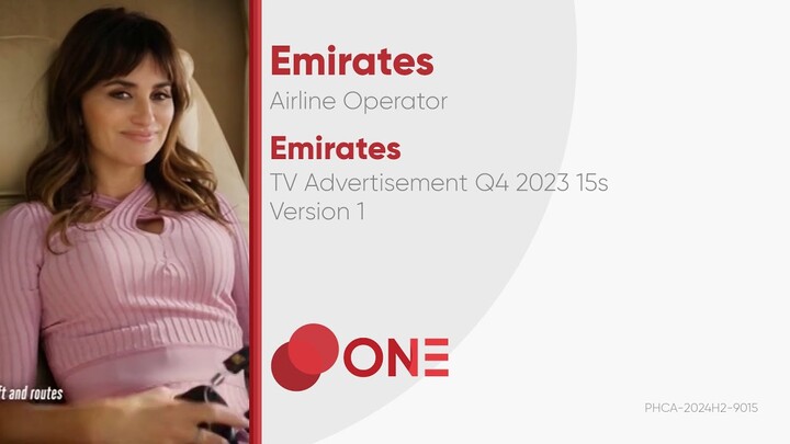 Emirates TV Ad Q4 2023 15s (Philippines, Version 1)