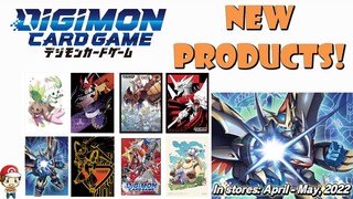 Awesome New Digimon TCG Products Revealed! & ALL Official Sleeves so far! (Digimon TCG News)