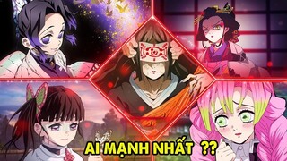 Top 7 Người Đẹp Mạnh Nhất Kimetsu No Yaiba _ Shinobu Chỉ Top 6